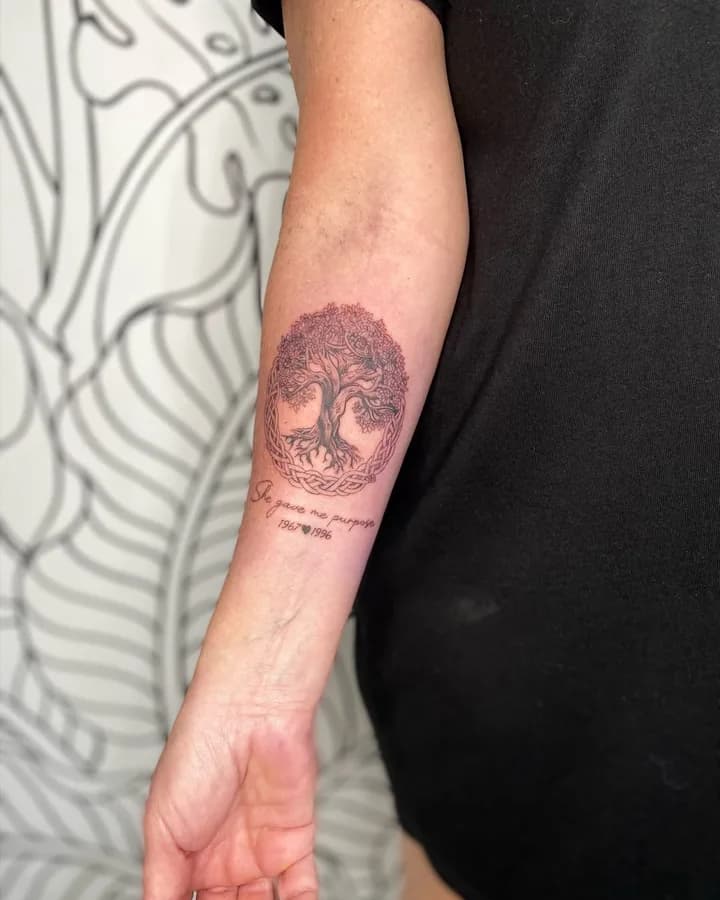 Family tree tattoo by Rizal
