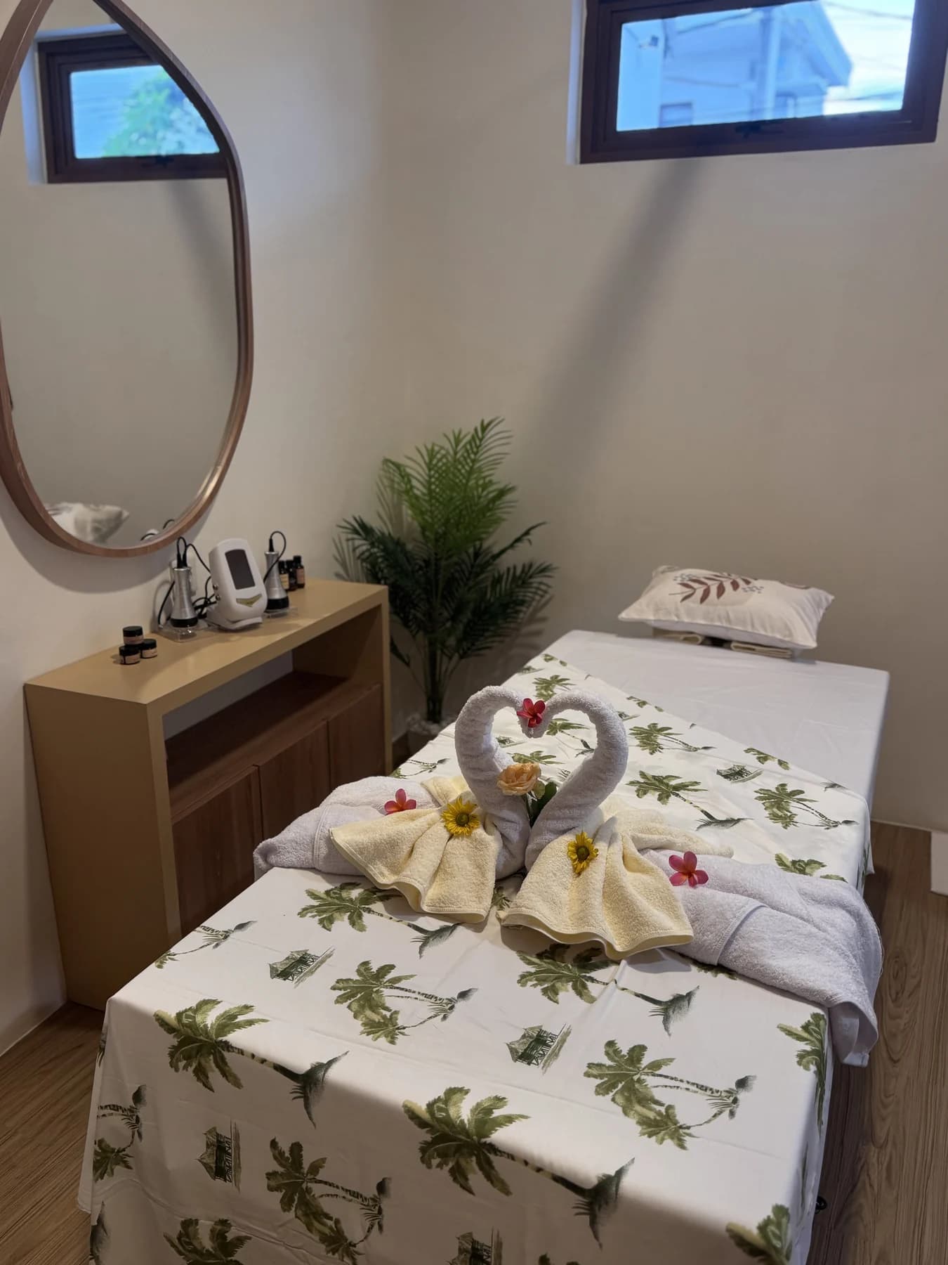 A treatment room at reSPAwn Spa Bali