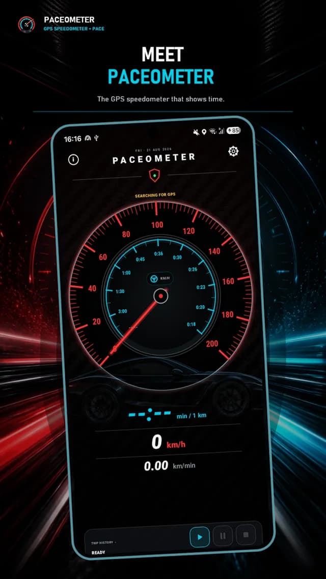 Paceometer appscherm 5