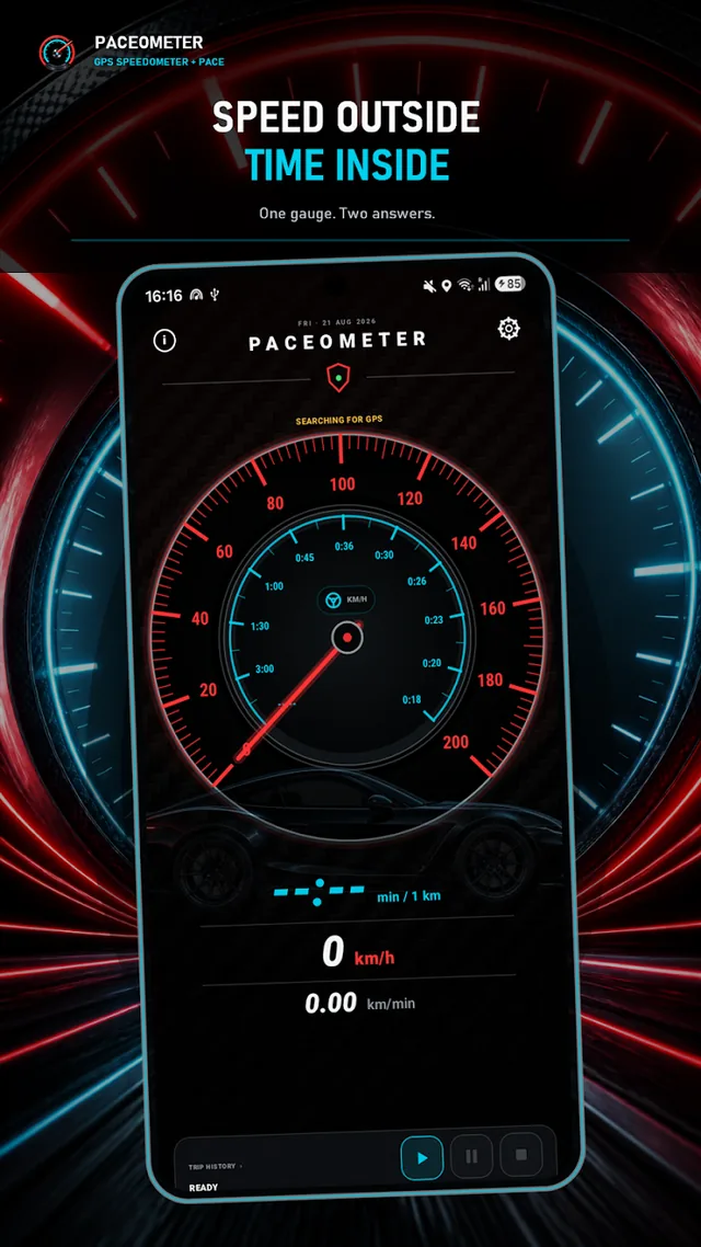 Paceometer appscherm 3